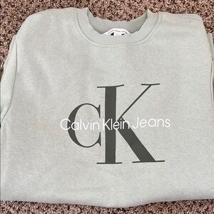 Calvin Klein Jeans Men's Green Sweater